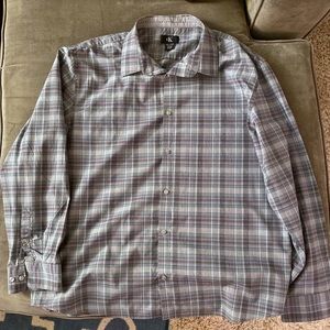 Men’s Calvin Klein Plaid Button-down Shirt, XXL